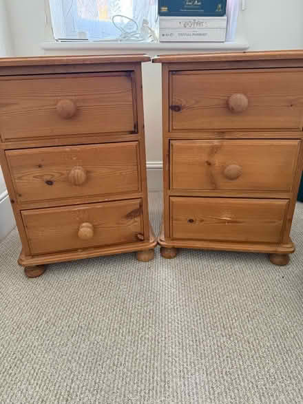 Photo of free Solid Pine Bedside Tables (CT13) #1