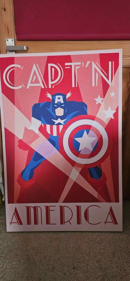 Photo of free Captain America canvas (Easton BS5) #1