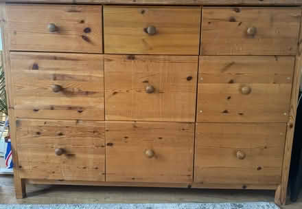 Photo of free Wooden chest of drawers (GU21) #1