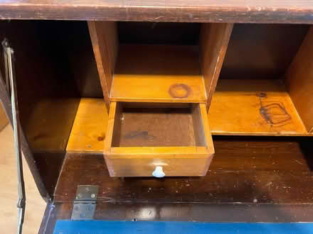Photo of free Old wooden bureau (needs repair) (Blaby, Leicestershire LE8) #4