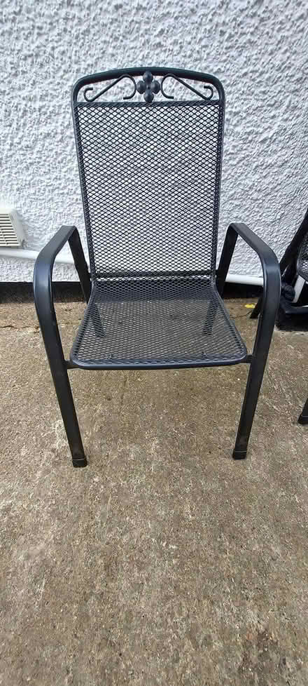 Photo of free Four metal garden chairs (Orpington) #2