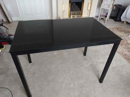 Photo of free Black Glass Table (Barrow-in-Furness LA14) #1