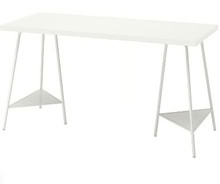 Photo of free IKEA White Wooden Desk with Storage (Hackney Wick) #1