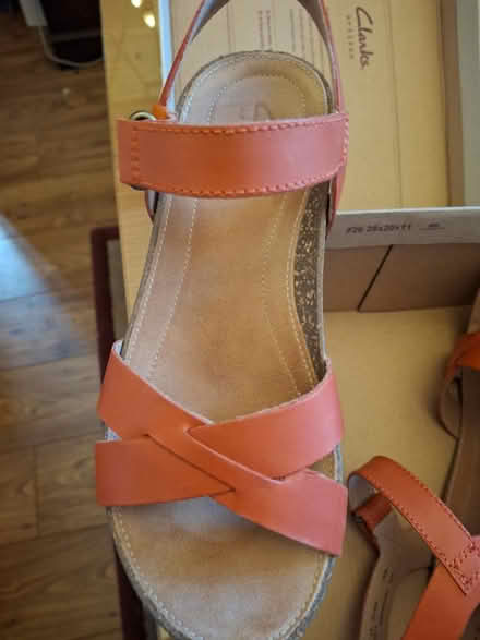 Photo of free Clarkes Leather Sandals Size 4 (M32 Stretford) #4