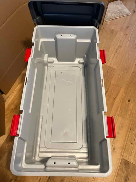 Photo of free 2 Storage boxes (rigid plastic) (Blaby, Leicestershire LE8) #4