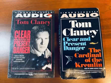 Photo of free Tom Clancy Cassette Audio Books (Reston, VA) #1