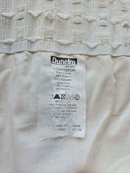 Photo of free Cream Pencil Pleat Curtains (Boldmere B73) #2