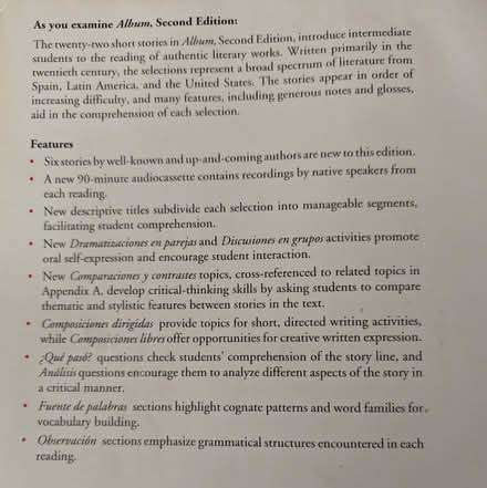 Photo of free Spanish textbook (Amherst) #2