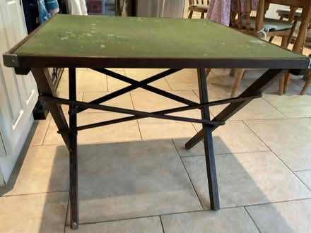 Photo of free Folding card table (Reigate RH2 9JN) #2
