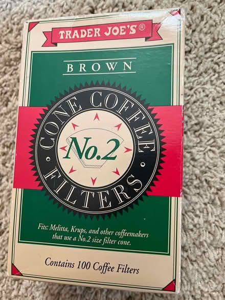 Photo of free #2 cone coffee filters (southwest Sunnyvale) #1