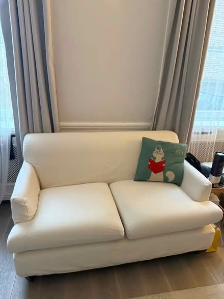 Photo of free White sofa - good condition (Kensington Gardens W2) #1