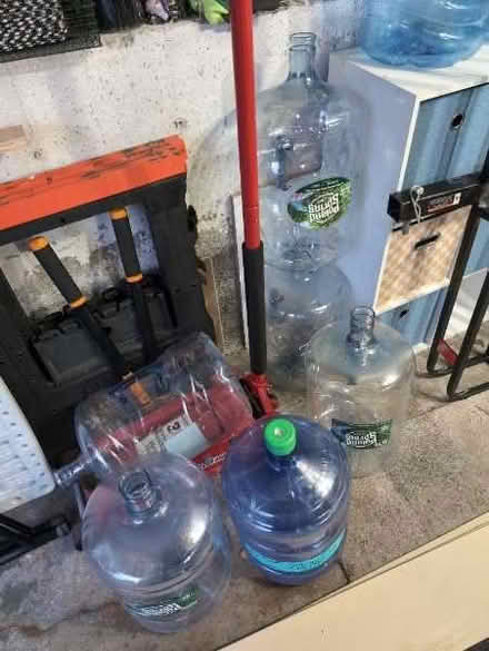 Photo of free 6 empty 5 gallon water bottles (Salem, NH) #1