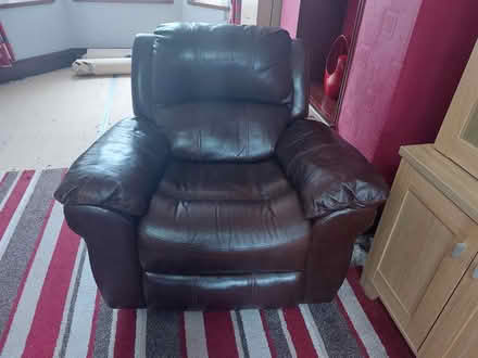 Photo of free Brown leather suite (BT15) #1
