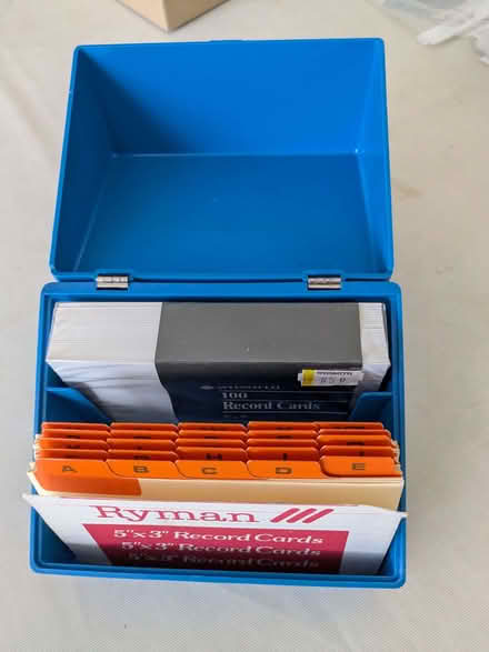 Photo of free Rexel 5" x 3" Record Card holder (Barming Heath ME16) #1