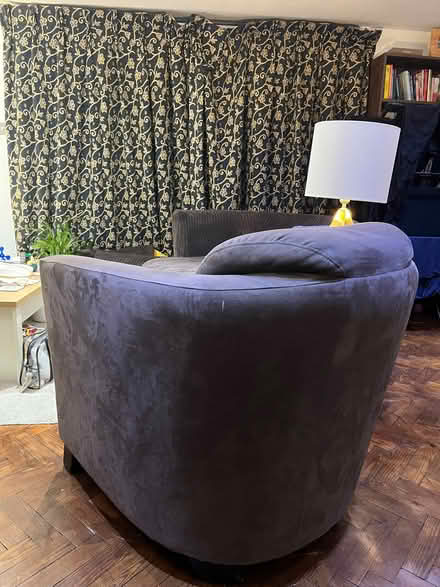 Photo of free Brown Tub Chair (GU9) #2