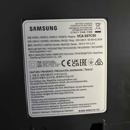 Photo of free Samsung Jet 95 Pro Charging Base (Balham SW12) #3