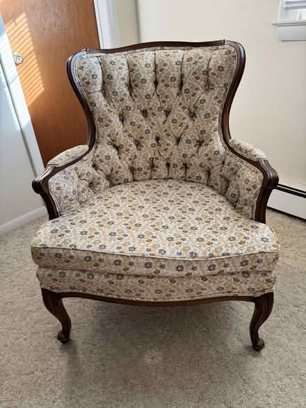 Photo of free Classic Upholstered Chair (just south of Baltimore Pike) #1