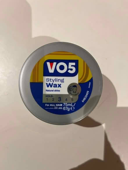 Photo of free VO5 Styling wax. Hold 3 (Nottingham, West Bridgford NG2) #1