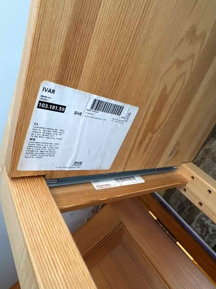 Photo of free Narrow wooden bookcase (CB24) #2