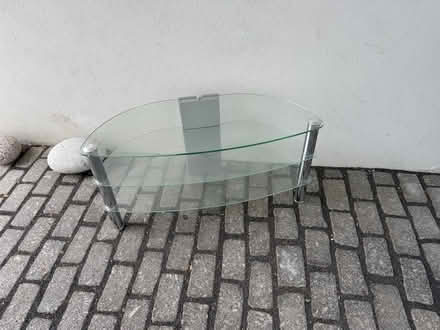 Photo of free Glass TV stand (Rathmines) #1