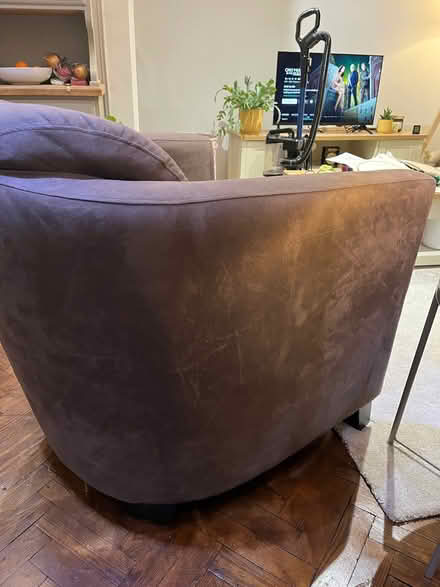 Photo of free Brown Tub Chair (GU9) #3