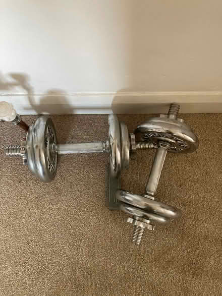 Photo of free Dumbbells x 2 (Bolton le Sands) #1