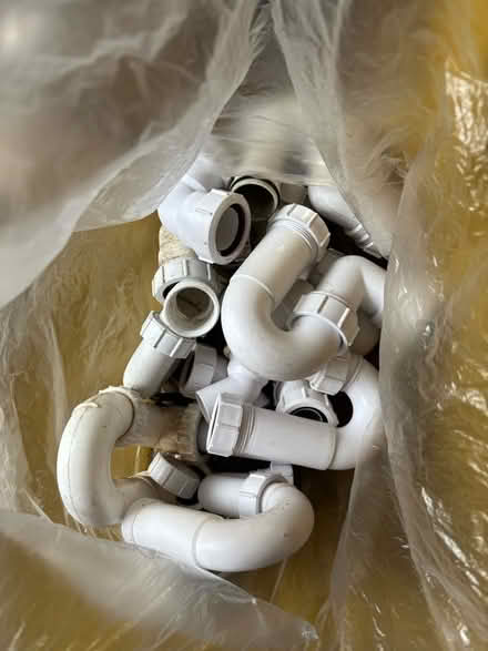 Photo of free Plumbing - Bag of waste pipe fittings and connectors (Wargrave RG10) #2