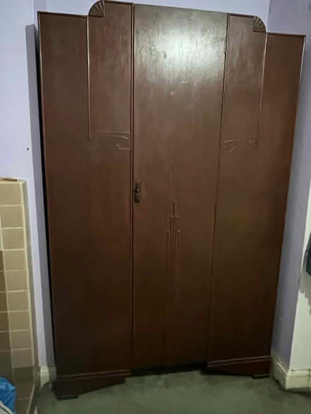 Photo of free Tall wooden wardrobe (Wembley HA9) #1