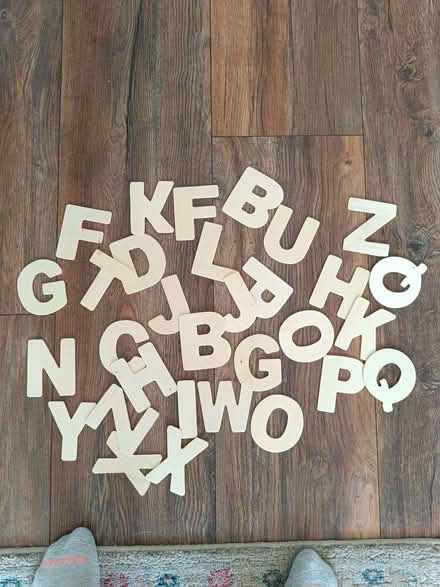 Photo of free Balsa wood letters, mainly consonents (Woodlesford LS26) #1