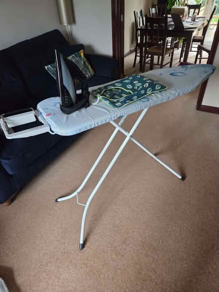 Photo of free Iron, ironing board and bag of pegs (Bluebell Hill ME5) #1