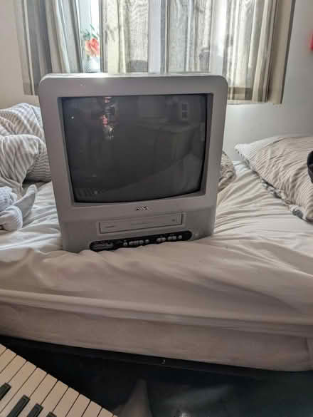 Photo of free 14" portable TV with VHS player (Yaxley, Peterborough) #1