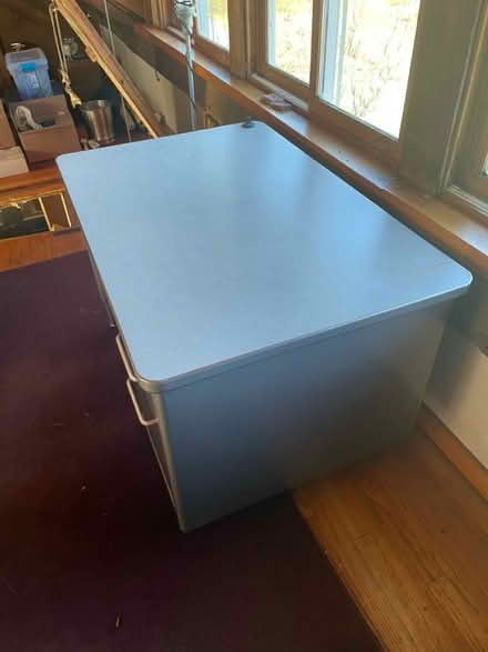 Photo of free Metal desk (Chesterfield, NH) #3