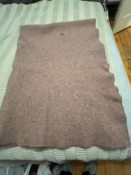Photo of free Wool blanket (mauve?) (Hintonburg) #1
