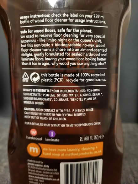 Photo of free Wood flower cleaner, refill container (West Croydon CR0) #2