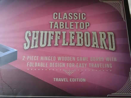 Photo of free Tabletop shuffle board game (near Shaws in Groton) #2