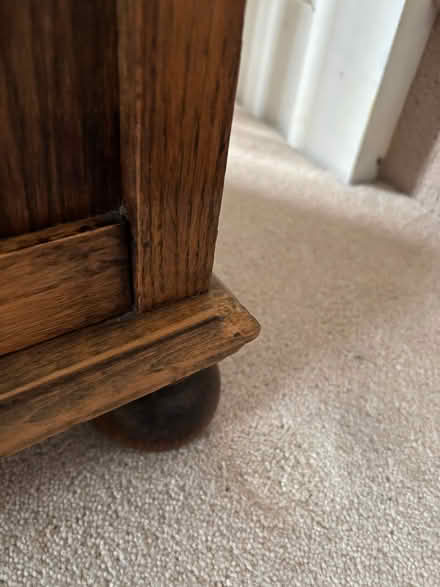 Photo of free Dark wooden blanket chest (Castle MK40) #2