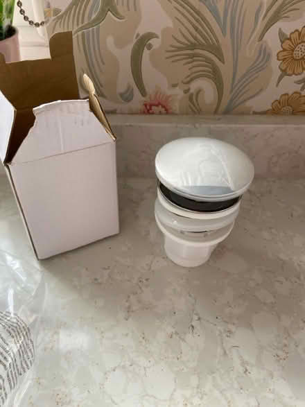 Photo of free Un-used New Pop up plug from basin (Stone staffordshire) #2