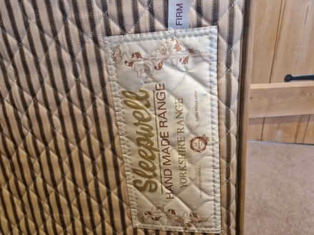 Photo of free 4ft Firm Mattress, with fire label (Bishop's Castle SY9) #2