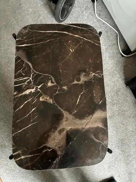 Photo of free Marble top side table (Lewisham, SE13) #1
