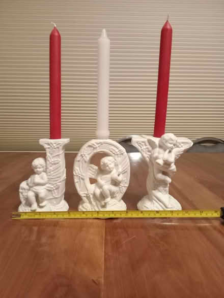 Photo of free JOY candlesticks with candles (Near Warden and Lawrence) #1