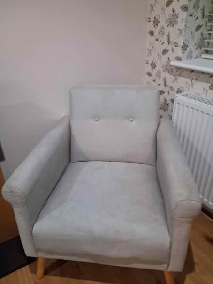 Photo of free Light grey occasional chair (The Windmill WS15) #1