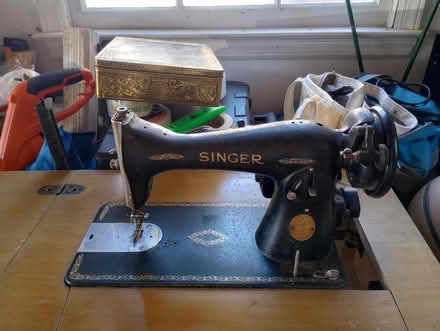 Photo of free Old Singer Sewing Machine/Cabinet (Norwalk - North east area) #2