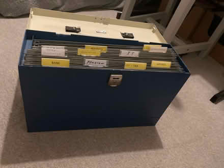 Photo of free Metal file organiser storage box (Beaconside ST16) #3