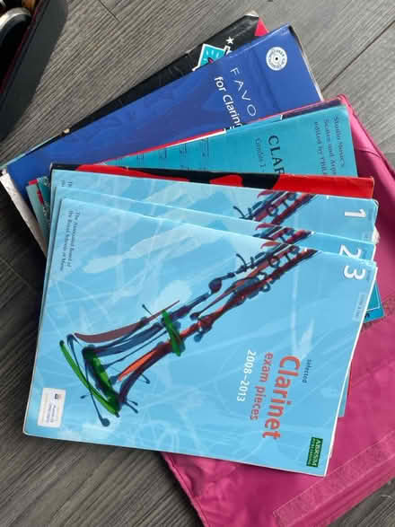 Photo of free Clarinette & Exam books (Wembley HA9) #2