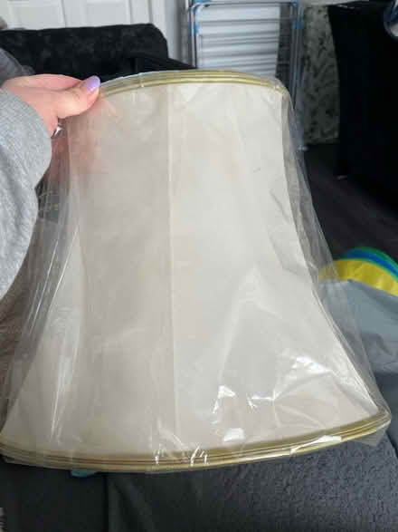 Photo of free Cream lampshade (Paisley PA2) #1