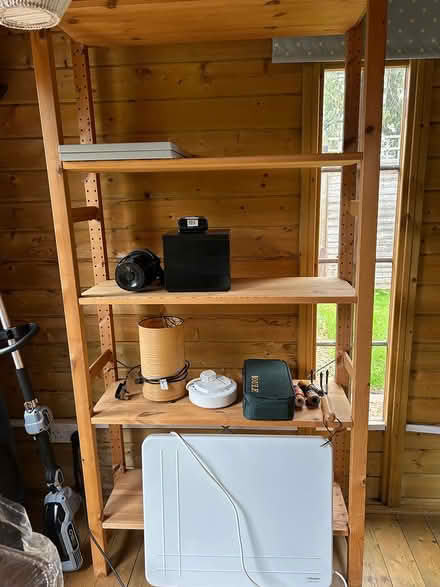 Photo of free Tall wooden bookcase (CB24) #1