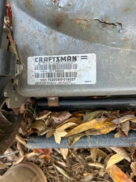 Photo of free Craftsman Gas Lawn mower (Arlington - Cherrydale) #1