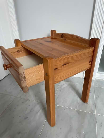 Photo of free Bedside table (Combe Down, Bath.) #1