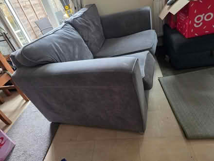 Photo of free Grey 2 seater sofa (MK41) #2