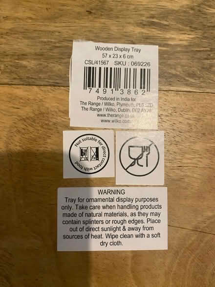 Photo of free Wooden Display Stand (Bromsgrove B60) #3